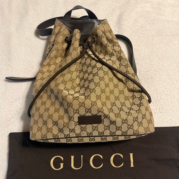 Gucci Handbags - Gucci GG drawstring backpack